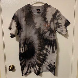 Tie Dye Harley Davidson T-shirt